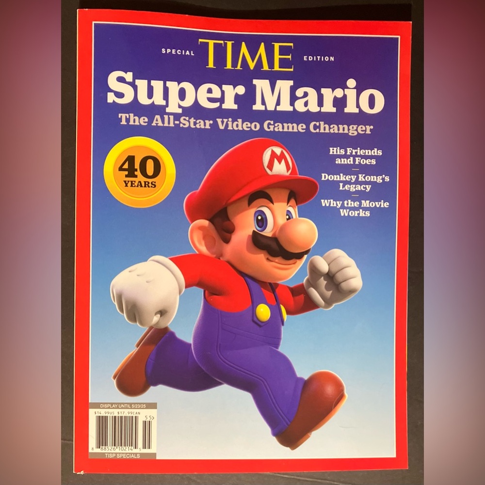 TIME MAGAZINE: SUPER MARIO 40 years-All-Star Video Game Changer Spec. Edition